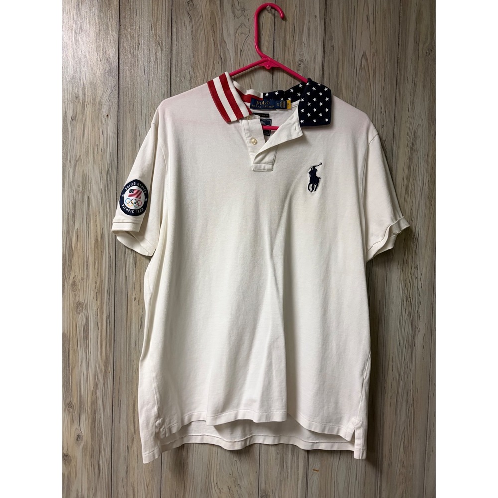 Polo Ralph Lauren Team USA 2020 Olympic Games Polo Shirt XL Custom Slim Fit